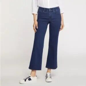 NYDJ Waist Match Relaxed Flare Jeans GENESIS, Size Large